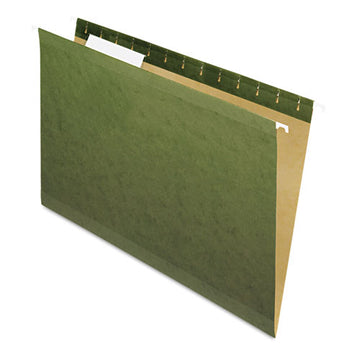 Pendaflex® Reinforced Hanging File Folders, Legal Size, 1-3-cut Tab, Standard Green, 25-box freeshipping - TVN Wholesale
